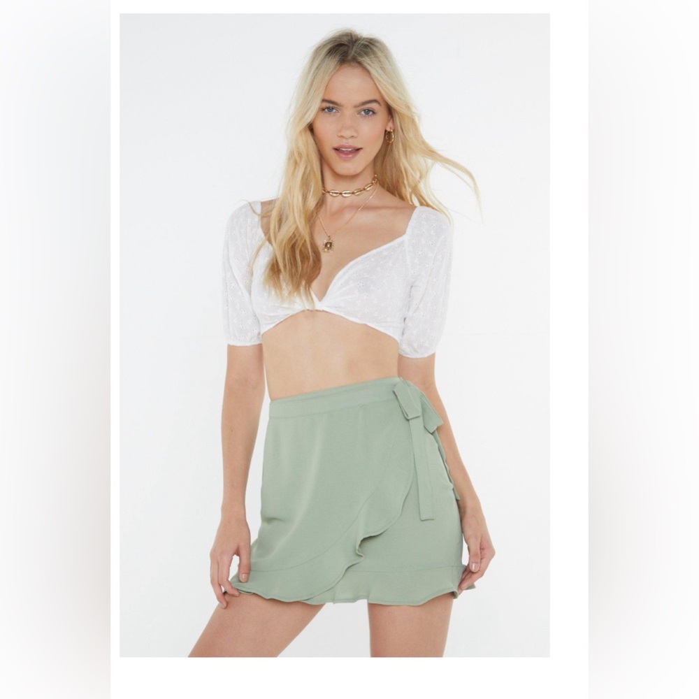 Nastygal Ruffle Wrap Skirt